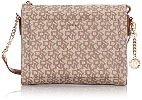 DKNY Women's Bryant Med Bx Crsbdy Crossbody, Chino Caramel, One Size