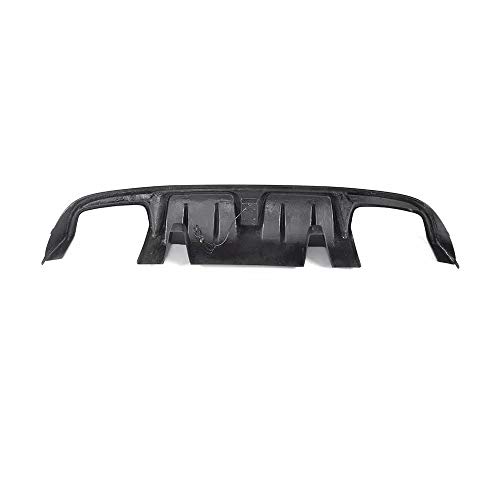 DONGTIAN Labio del difusor Trasero del Coche Adecuado para Mercedes-Benz W205 Sport C63 AMG Clase C Sport 2015 2016 Fibra de Carbono Negro CF Parachoques Trasero Alerón del difusor Inferior