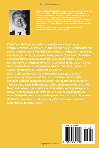 El Sol Tambien Sale: traducción de The Sun Also Rises de Ernest Hemingway