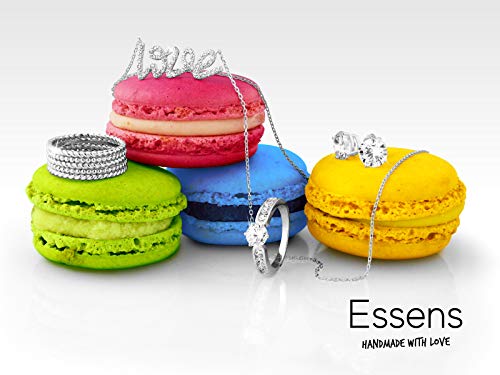 ESSENS - Pendientes CREOLES - plata maciza 925 milésimas - Joya para mujer
