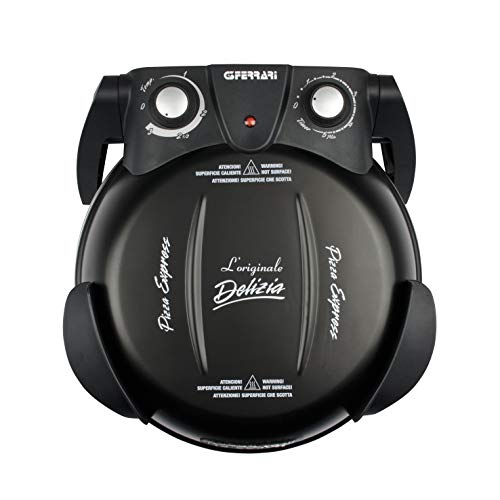 G3 Ferrari Delizia Delicia Negra. Horno Pizza Express Original, 1200 W, Acero Inoxidable