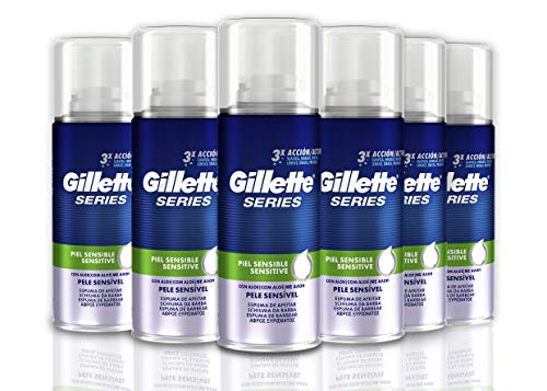 Gillette Shaving Foam – Paquete de 6 X 98 gr