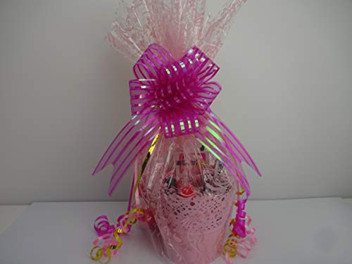 Gloria colgante y oso maquillaje cesta de regalo para ella, 11 piezas