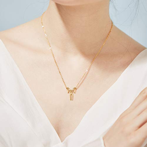 GoldChic Colgante de Aries de Oro banado Mujer Collar Hombre