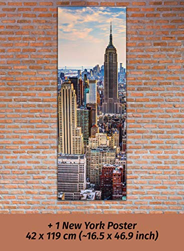 GREAT ART® Póster motivacional noble – Know Yourself – León majestuoso retrato animal inspiración decoración hogar (Din A2 42 x 59,4 cm)