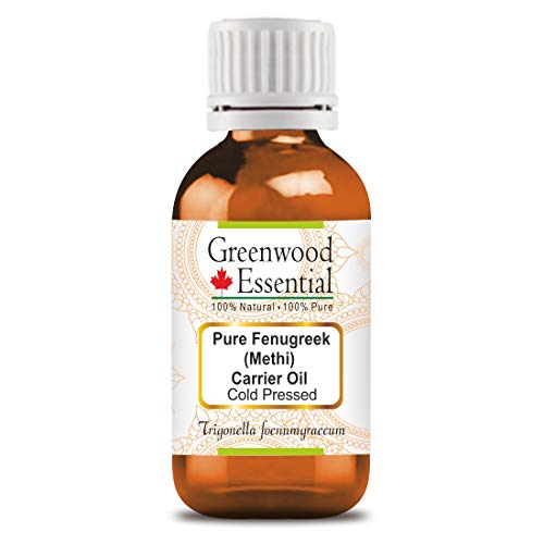 Greenwood Essential - Aceite portador de fenogreco o methi (Trigonella foenumgraecum) 100 % natural de grado terapéutico prensado en frío, 30 ml