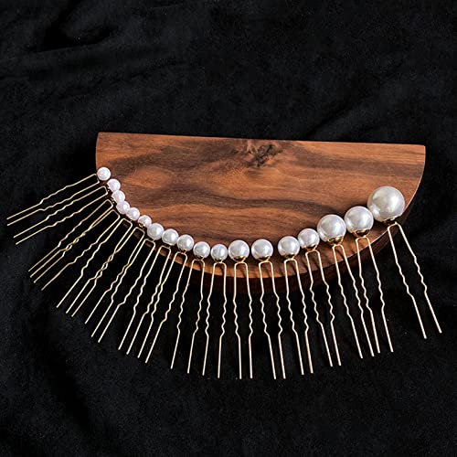Horquillas Para El Cabello Con Perlas Para Bodas, 18 Piezas De Varillas Para El Cabello En Forma De U Para Bodas, Elegantes Horquillas Para El Cabello Con Perlas, Joyería Para El Boda Nupcial