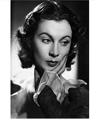 JCYMC Cartel De Arte De Pared Estrella Vivien Leigh Actor De Belleza Clásica Lienzo Imagen Artística Decoración del Hogar Kp693Zs 40X60Cm Sin Marco