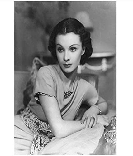 JCYMC Póster De Lienzo Impresiones Estrella Vivien Leigh Actor De Belleza Cuadros De Pared Arte Decoración del Hogar Kp445Zs 40X60Cm Sin Marco