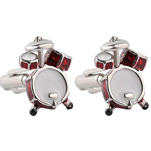 JUNGEN® Gemelos de Acero Inoxidable en Diseno de Batería para Camisa del Negocio Regalo Ideal para Hombres