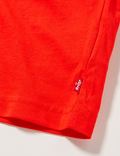 Levi's kids Logotipo Lvb Mv Camiseta, Escarlata, 16 años para Niños