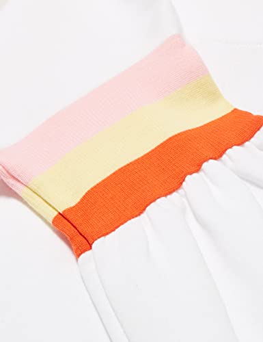 Levi's kids Sudadera de Manga Larga con Capucha de Talle Alto, Blanco, 10 años para Niñas
