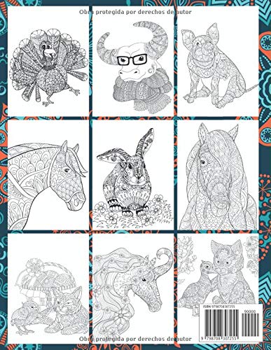 Libro de colorear para adultos - Menos de 10 euro - Parques Nacionales y Animales