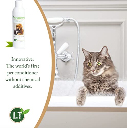 LT-Naturprodukte - Acondicionador para el cuidado de animales (sin productos químicos ni jabones, hipoalergénico, base cítrica, 250 ml)