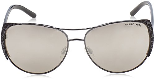 Michael Kors MK1005 Sadie I Gafas de sol, Gunmetal Black 10586G, 59 Unisex-Adulto