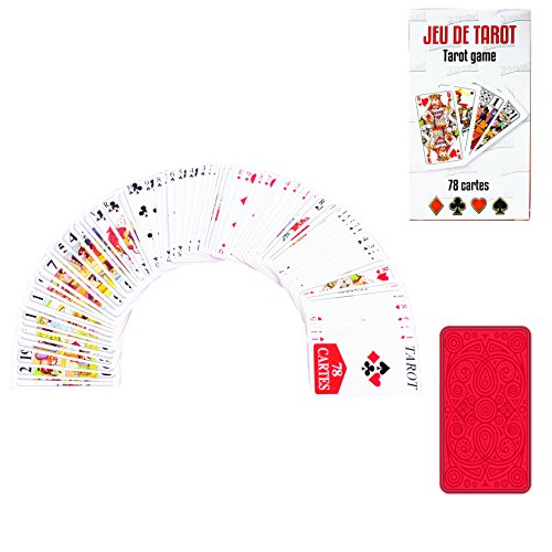 Mister Gadget-CMJE5275 BARAJA 78 Cartas Tarot, Color Blanco, Estandar (CMP IBERICA JE5275)