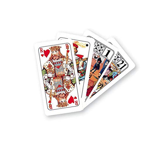 Mister Gadget-CMJE5275 BARAJA 78 Cartas Tarot, Color Blanco, Estandar (CMP IBERICA JE5275)