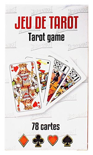 Mister Gadget-CMJE5275 BARAJA 78 Cartas Tarot, Color Blanco, Estandar (CMP IBERICA JE5275)