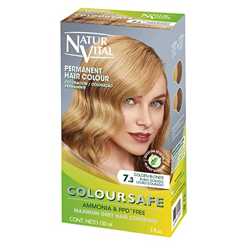 Naturaleza y Vida Coloursafe Tinte Permanente Tono 7.3 Rubio Dorado - 150 ml