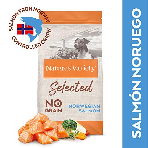 Nature's Variety Selected - Pienso para perros adultos mini con salmón noruego sin espinas 1,5 Kg