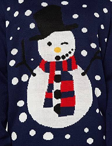NIZZIN Unisexo Maples, suéter Hombre, Azul (Blue), Medium