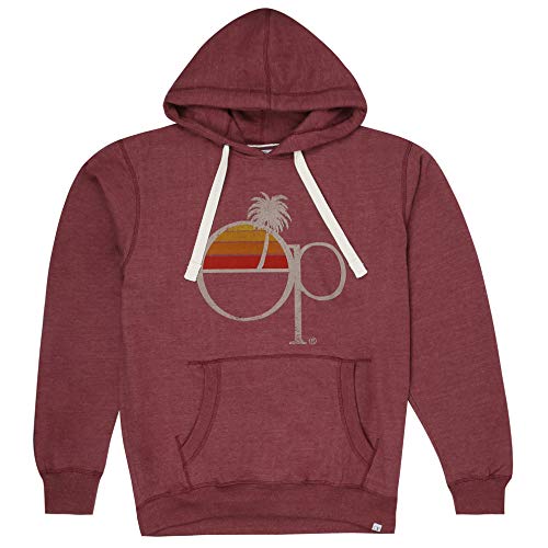 Ocean Pacific Sunset Hoodie Sudadera con Capucha, Vino Heather, M para Hombre