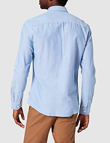Only & Sons Onsalvaro LS Oxford Shirt Noos Camisa, Azul (Cashmere Blue Cashmere Blue), Medium para Hombre