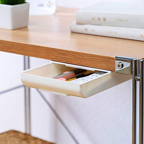 Organizador cajones escritorio,Organizador debajo del escritorio,Organizador escritorio oficina,Organizador para cajón debajo del escritorio, ocultos debajo de la mesa y organizadores