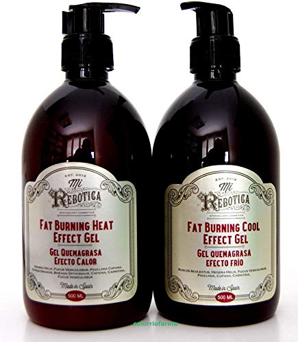 Pack: compatible eu para Mi Rebotica Gel Quemagrasa Efecto Calor 500ml +compatible eu para Mi Rebotica Gel Quemagrasa Efecto Frío 500ml.