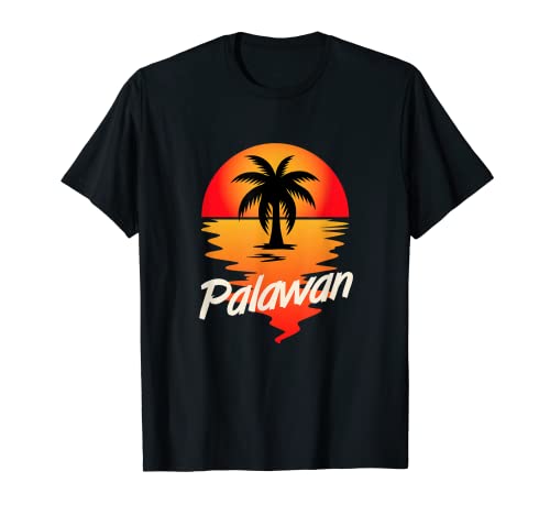Palawan Filipinas Viajes Vacaciones Souvenir Beach Camiseta