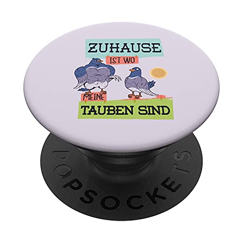 Palomas, criador de palomas, diseño divertido PopSockets PopGrip Intercambiable