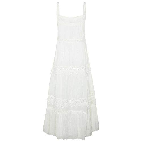 Pepe Jeans Vestido, Beige (Champagne 835), Large para Mujer
