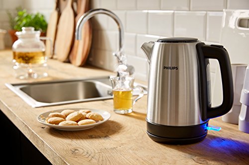 Philips Daily HD9350/90 - Hervidor de Agua, 2200 W, 1.7 Litros, Inox