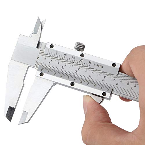 Pie de Rey - 6 Pulgadas 150mm Calibre Analogico Calibrador Vernier Profesional Pie de Rey Digital Micrometro Digital Precision