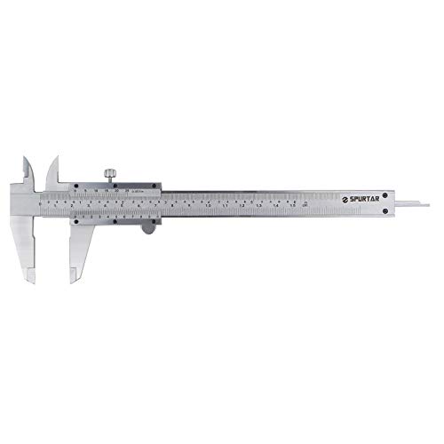 Pie de Rey - 6 Pulgadas 150mm Calibre Analogico Calibrador Vernier Profesional Pie de Rey Digital Micrometro Digital Precision