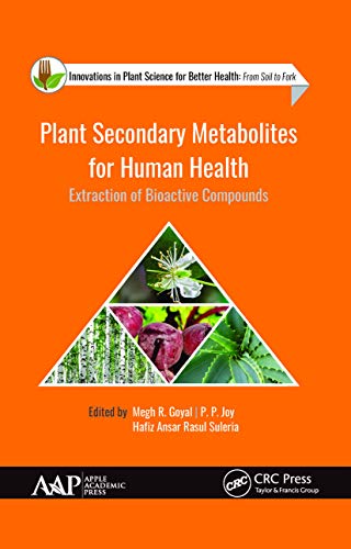 Plant Secondary Metabolites for Human Health: Extraction of Bioactive Compounds (Innovations in Plant Science for Better Health)