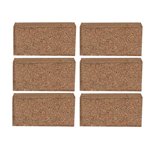 PLANTAWA Fibra de Coco 60L, 10L x 6 Bloques Sustrato de Coco, Fibra de Coco Natural, Tierra para Plantas Uso Huerto Urbano Terrario Plantas Exterior Turba para macetas
