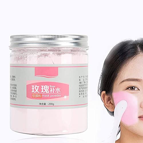Polvo De Mascarilla Facial, 200g Polvo De Mascarilla Nutritiva Profunda Facial Multifuncional De Rosas, Polvo De Mascarilla De Limpieza Facial Suave Para Blanquear La Piel E Hidratar La Piel