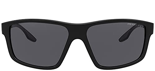 Prada 0PS 02XS, negro (Marco negro/lente gris polarizado), Talla única