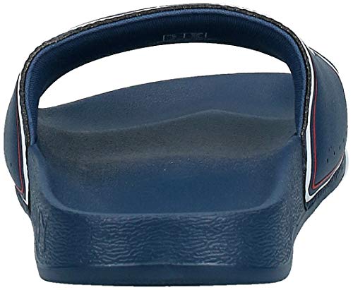 PUMA Leadcat FTR K, Chanclas Unisex Adulto, Dark Denim/White/High Risk Red, 42 EU