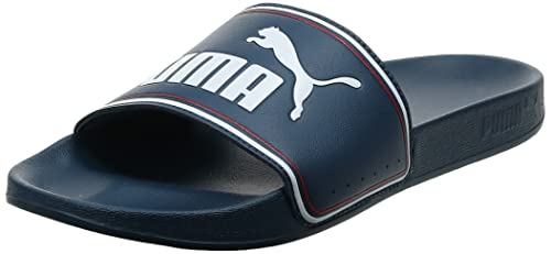 PUMA Leadcat FTR K, Chanclas Unisex Adulto, Dark Denim/White/High Risk Red, 42 EU
