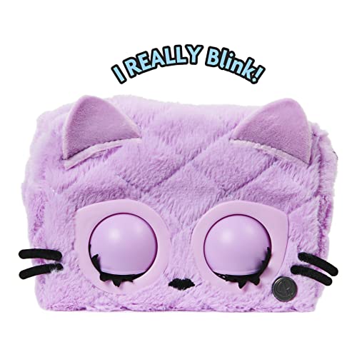 Purse Pets, bolso y mascota interactiva gatita Cattitude con más de 30 sonidos y reacciones, juguetes para niñas a partir de 5 años