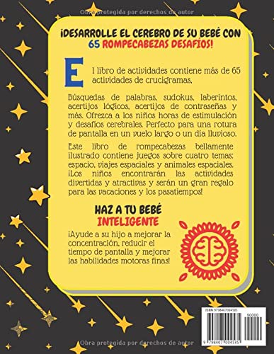 Rompecabezas impresionantes para niños inteligentes de 6 a 12 años: HAZ A TU HIJO INTELIGENTE Más de 90 actividades: divertidas desafiantes Para niños ... crucigramas y más. Para edades de 6, 7, 8, 9,