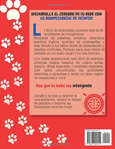 Rompecabezas impresionantes para niños inteligentes de 6 a 12 años: HAZ A TU HIJO INTELIGENTE Más de 90 actividades: divertidas desafiantes Para niños ... crucigramas y más. Para edades de 6, 7, 8, 9,