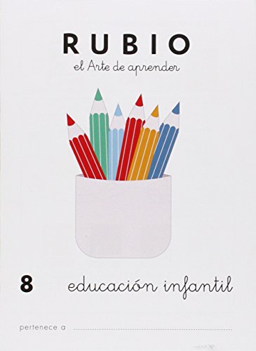 Rubio - Cuadernos preescolar 8, Educación infantil - 9788485109470
