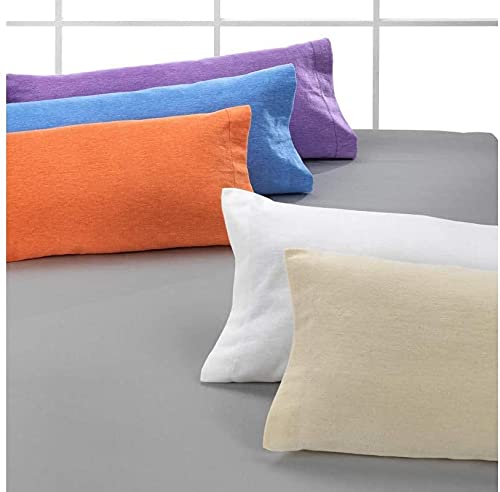 SABANALIA - Funda de Almohada de Franela, 80-100 x 45, Gris