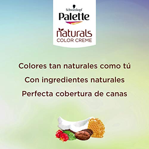 Schwarzkopf Palette Naturals Color Creme - Tono 1.1 cabello Negro Azulado - Coloración Permanente – Óptima cobertura de canas – Colores naturales