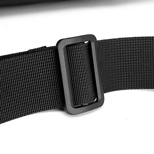 Sebasti Riñonera para correr, color negro, para hombre, de nailon, para deportes al aire libre, color negro, tamaño del producto: 27 x 13 x 6 cm, White (Blanco) - 9KAELJZDHU