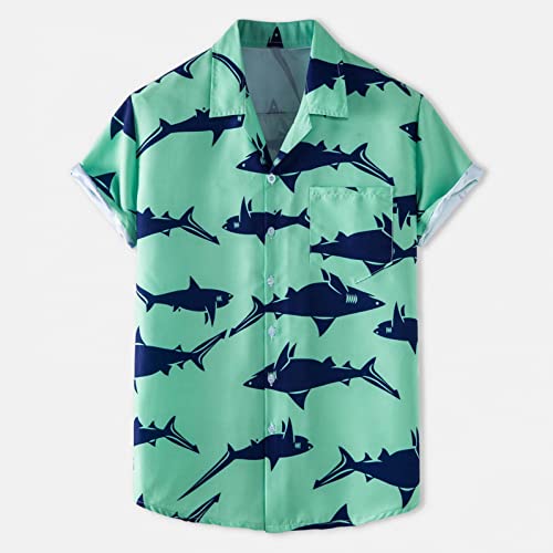 Sheey Conjunto Camisas Hombre Completo Camisa Hawaiana Hombre Verano Playa Camisas Manga Corta Hombre Camiseta, España Talla Grande Regalos Originales para Hombre Camisas Primavera