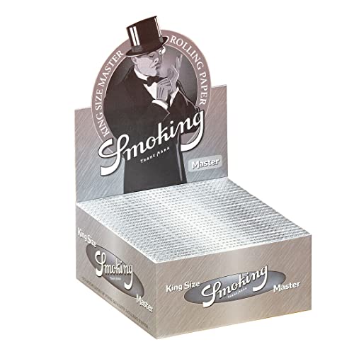 Smoking 1168 Master King size-50 Libretti, Silver